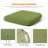 Outdoor 2-pack Chair Cushions With Straps, 15'' X 16'' X 1.2'' Patio Round Corner Seat Pads For Outdoor Or Indoor Furniture, Weather-resistant Fabric-729038603