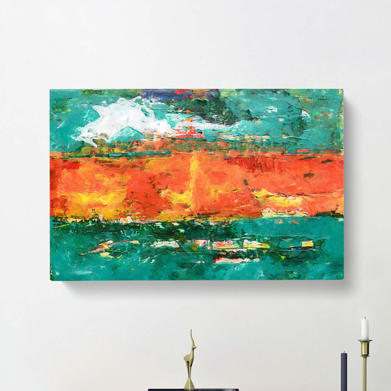 Abstract Art Painting Vol.413 by S.Johnson - Wrapped Canvas, 60cm H x 91cm W x 3cm D