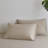 MooMee 100% Washed Cotton Pillowcases Linen Like Textured Breathable Soft-117326571-108202832