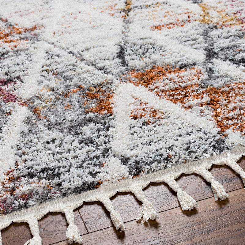 Mitcham Performance Geometric Indoor Rug, Rectangle 9'2" x 12'