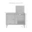 Buffet décoratif 2 portes Everett-40058252