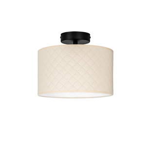 Trece Fabric Semi Flush Mount