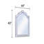 Miroir mystique de style contemporain en bois