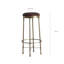 Ottawa Upholstered Counter Stool with Metal Frame