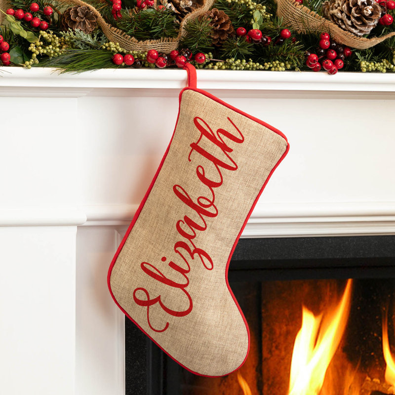 My Name Personalized Stocking, Yes