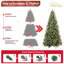Arbre de Noël 9 pi avec 750 lumières DEL blanc chaud-2135694858-2135694859