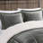 King Size Comforter With To - , Relaxing Rest Charcoal Fabric,