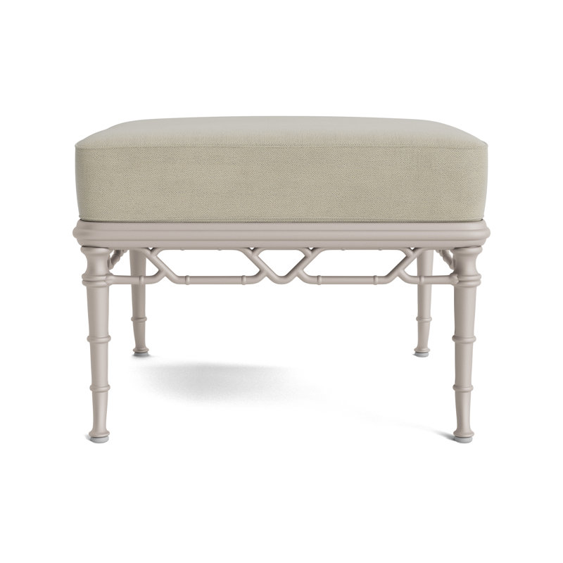 Calcutta Outdoor Ottoman, Fushion Neptune, Dove