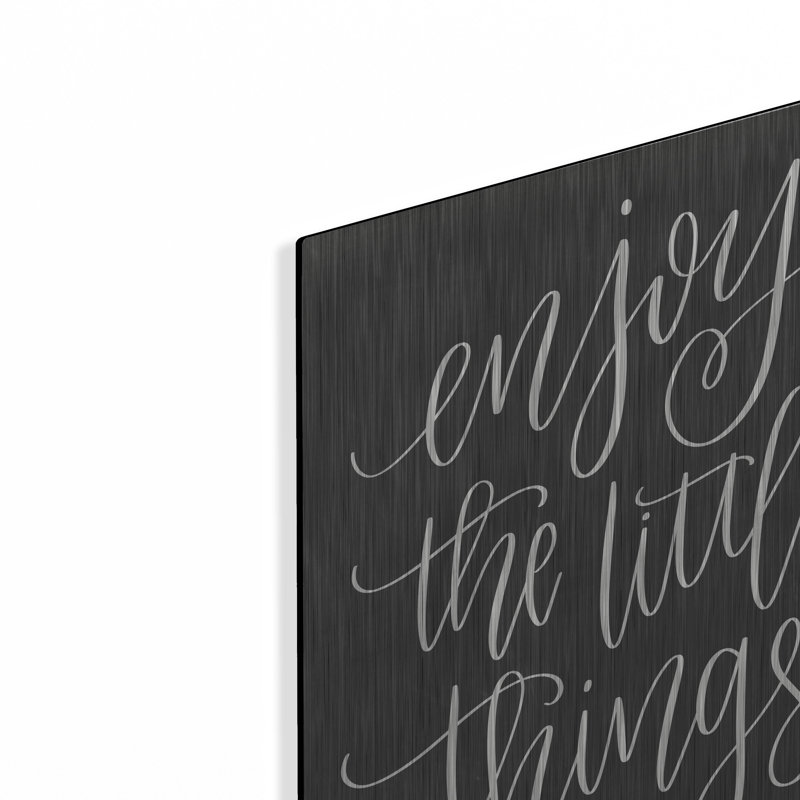 «Enjoy The Little Things» par Imparfect Dust, H 16 po x l 12 po