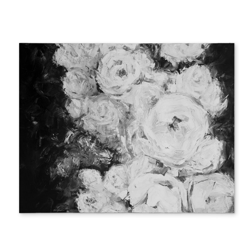 Napperon botanique gris et rose - Décoration intérieure