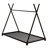 Metal House Platform Bed With Triangle Structure-459584694