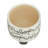 S/2 Ceramic 6/8" Scribble Footed Planter