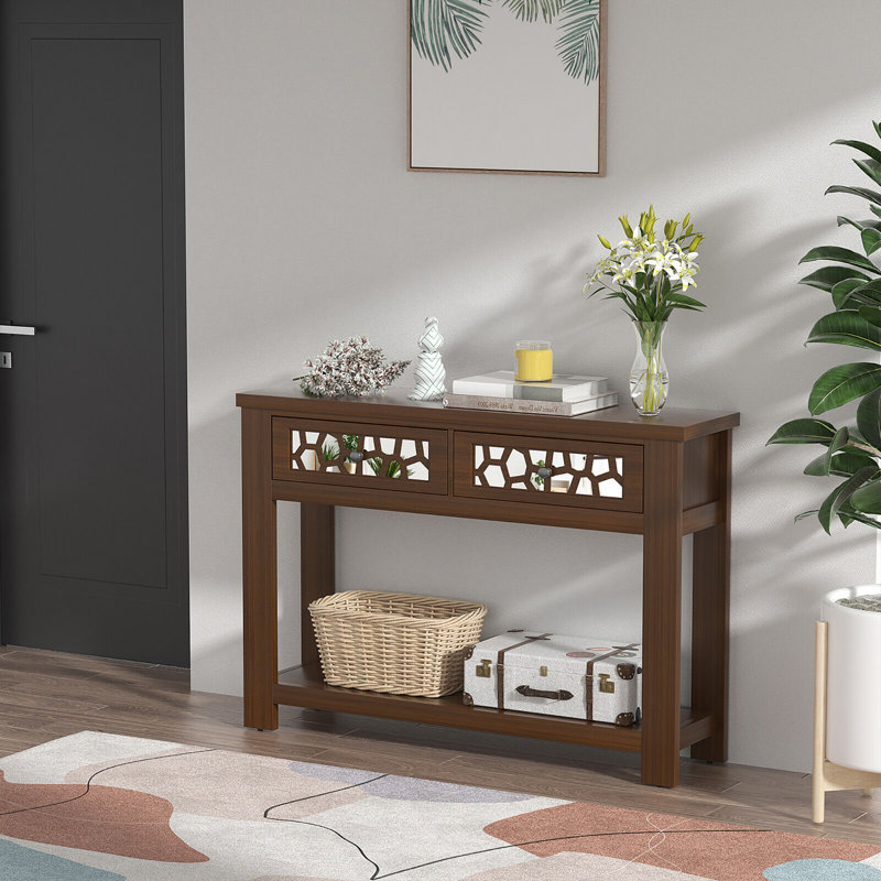 Console 46,5 po, Brun rustique
