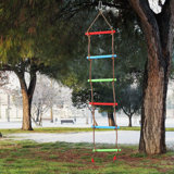 REDCAMP Plastic Multi Colour Swing Set Rope Ladder