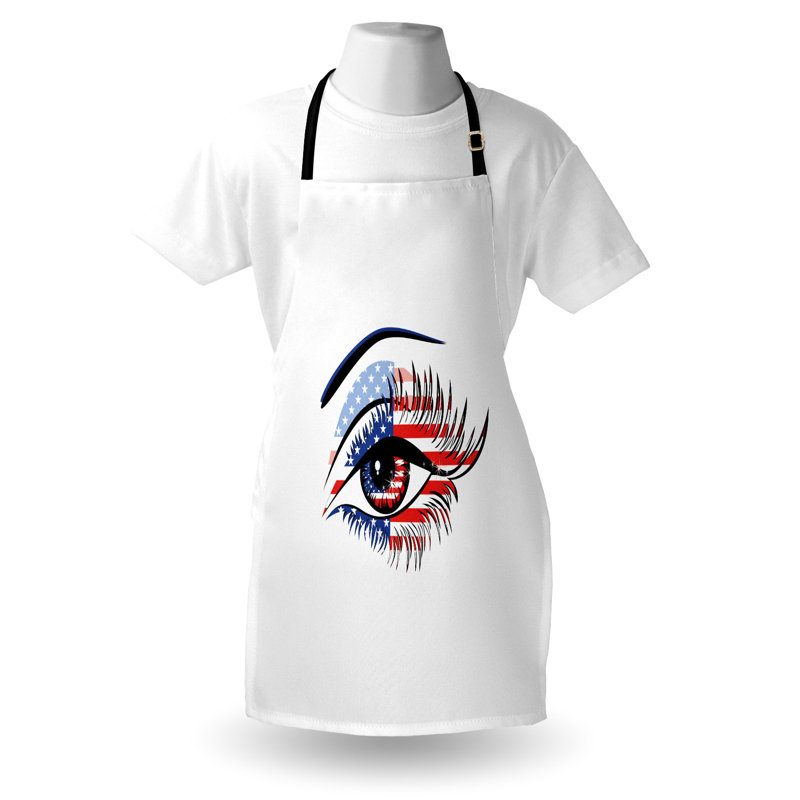 No Pattern Bib Apron