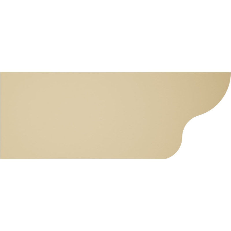 Queue de chevron en uréthane Greensboro Signature, brun clair apprêté, H 6 po x l 16 po x P 3 po