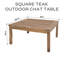Huntington Outdoor 6 - Piece Teak Conversation Set-498340918-298142536