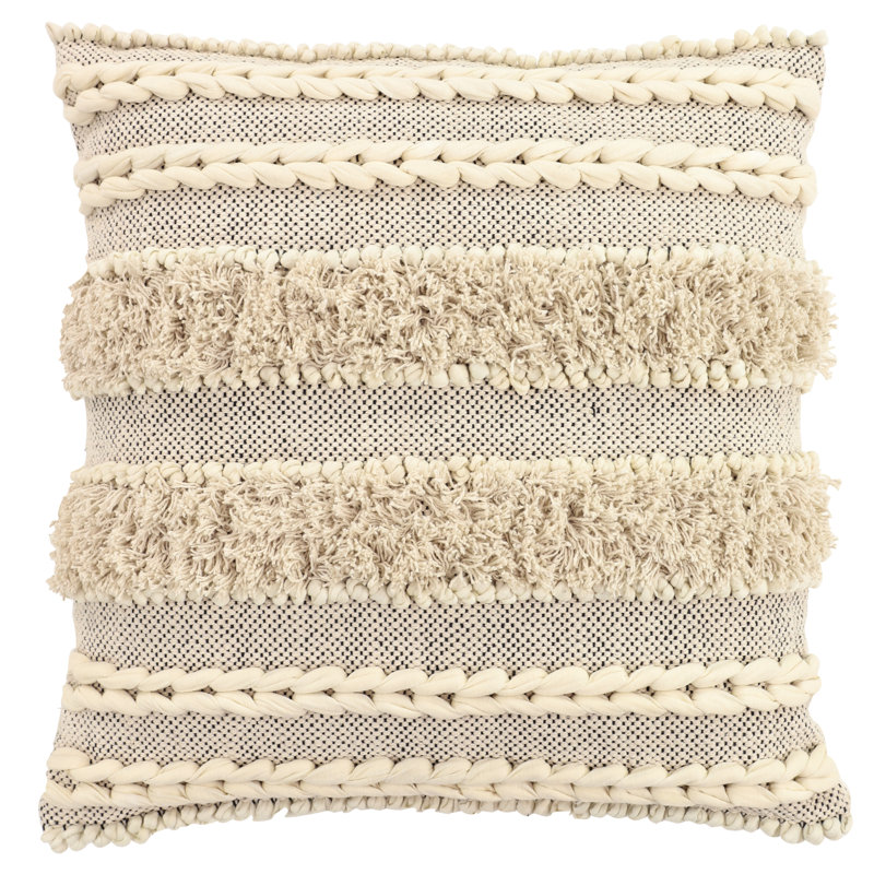 Coussin en coton Johana, 28 po x 28 po