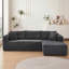 Canapé modulaire de 105 po avec canapé en forme de L et canapé-lit modulaire sans dossier de 105 po-978708526-978708527