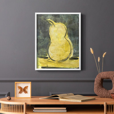 «Urban Pear I», reproduction encadrée - bois massif