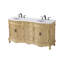 Meuble-lavabo double 66 po beige antique-1108507122