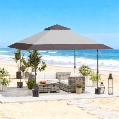 Pop Up Gazebo, For Party Use With Wheeled Carry Bag & Sand Bags