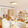 Damiyon 1-Light 30cm Modern Dimmable LED Energy-Saving Ceiling Light Round Flush Mount Lamp