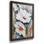 Toile encadrée de qualité supérieure Blooms Aquas II - prête à être accrochée-1806915797
