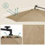 Piqua 300cm Lighted Market Parasol-240736457