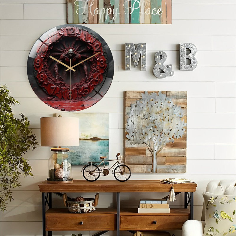 Horloge murale Crimson