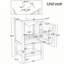 Meuble-lavabo de 20 po avec lavabo, armoire de salle de bain avec porte à fermeture douce, support de rangement et tablette ouverte, gris