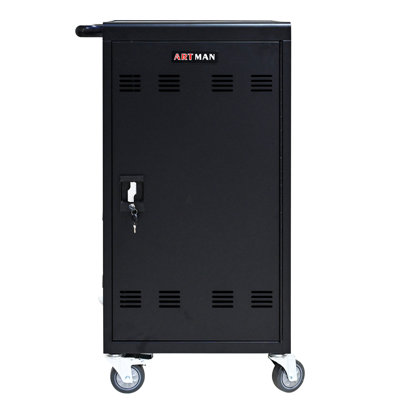 Chariot et armoire de charge mobile pour tablettes 45 ordinateurs portables