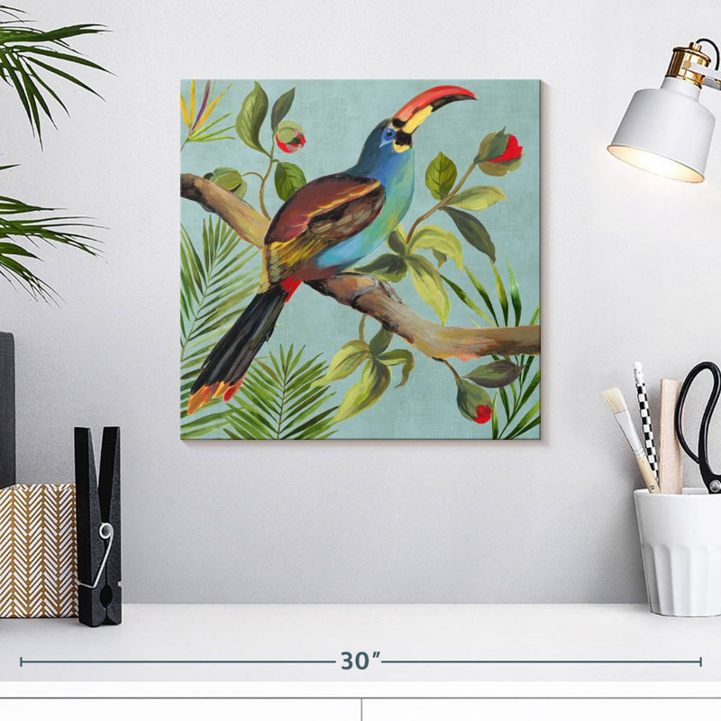 Brampt Paradise Toucan I, 16" H x 16" W