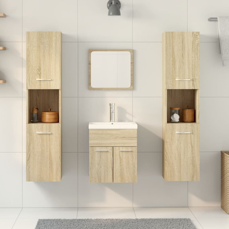 26-2 Bathroom Storage, Sonoma oak