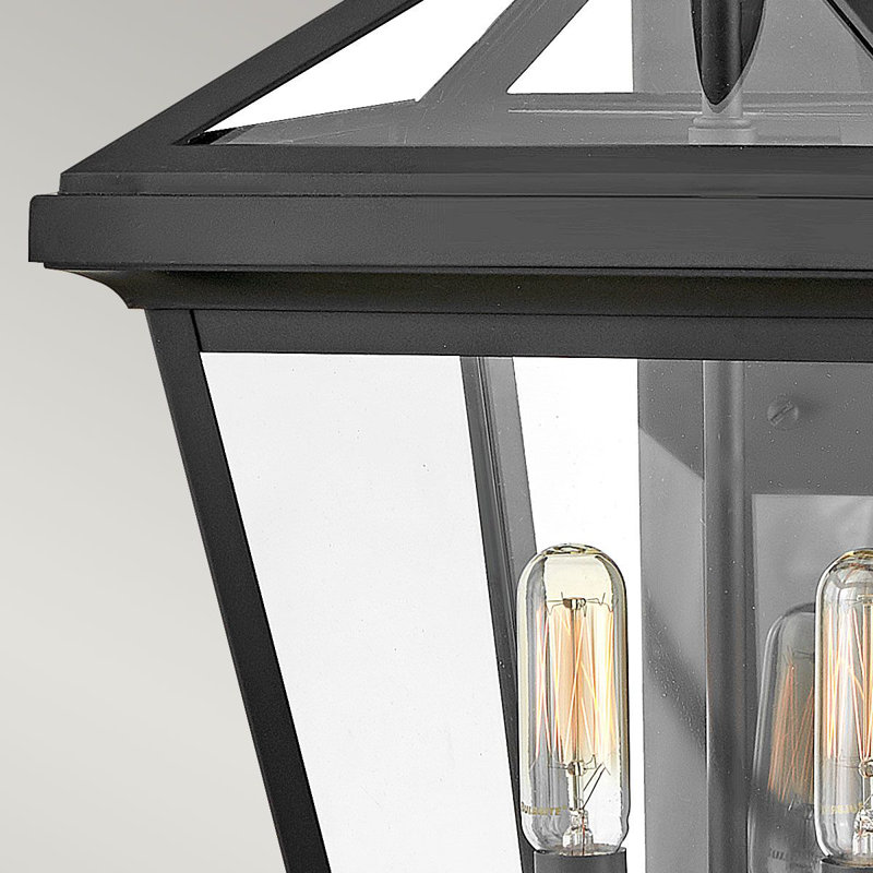 Colclough 45.7cm H Outdoor Wall Lantern, Black