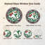 Vitrail de vitrail Hummingbird Floral - 7,8 H-1506257389