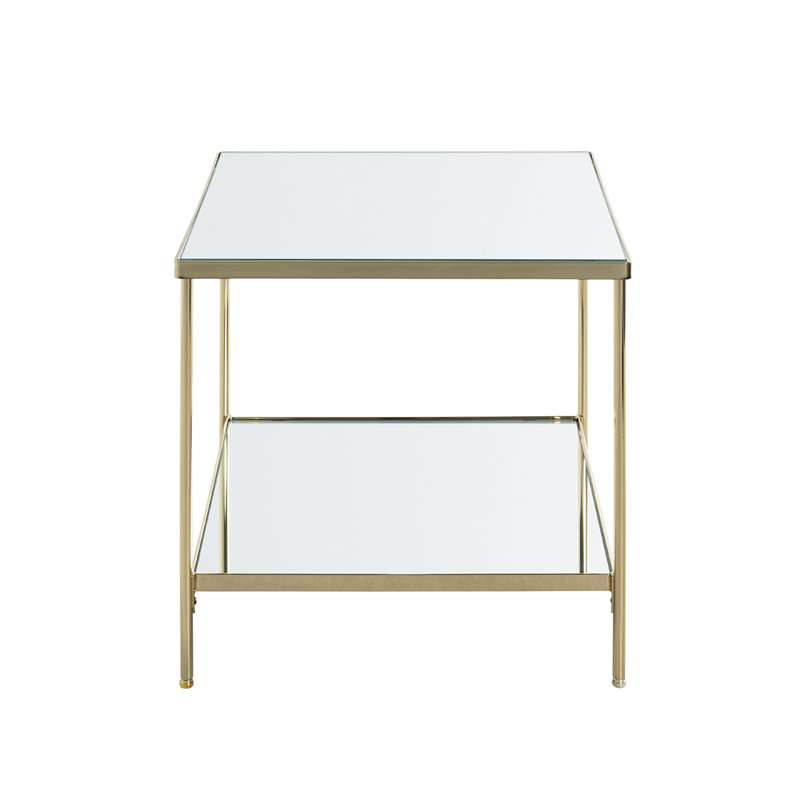Carnahagh End Table, Brass -plated