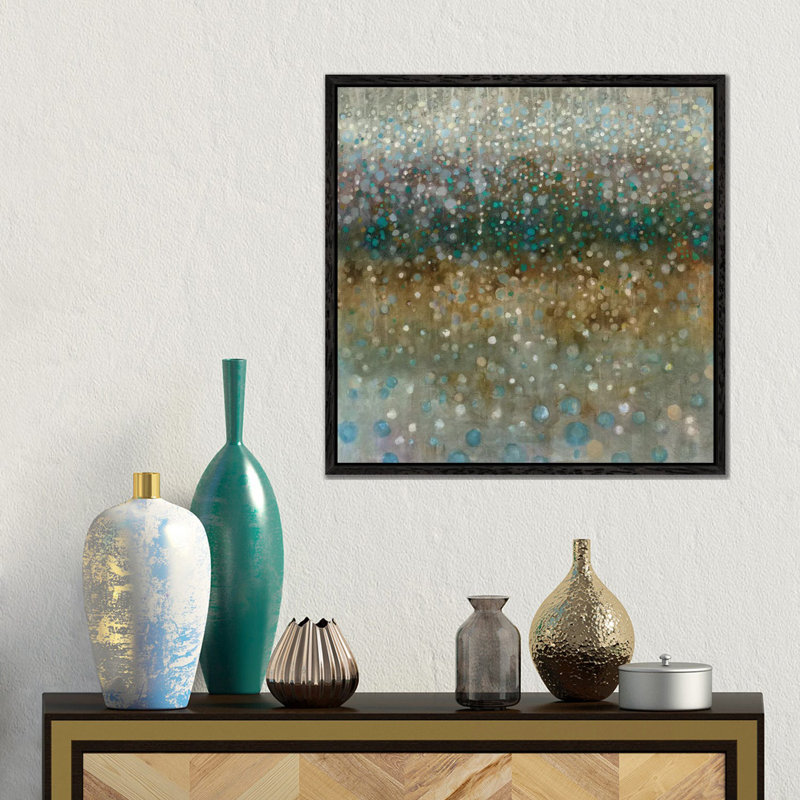 Abstract Rain by Danhui Nai - Print on Canvas, 66.04 cm H x 66.04 cm W, Wrapped Canvas