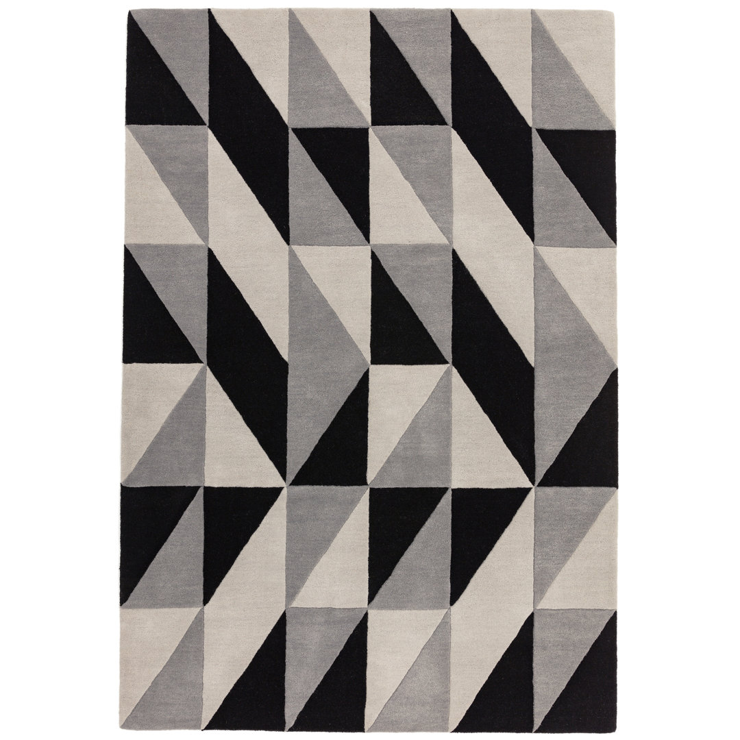 Jessamine Geometric Wool Hand Tufted Area Rug