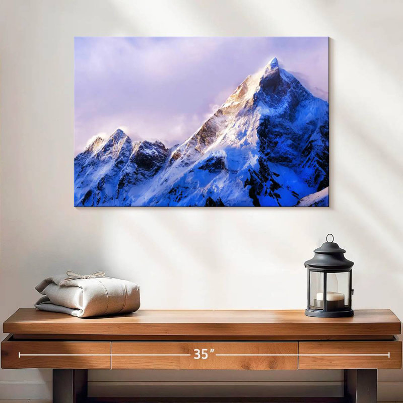 Sommet du Mont Everest à Alvord, H 16 po x l 24 po