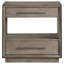 Table de chevet 2 tiroirs Taupe