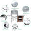 Table de barbecue portative Gymax-67051282
