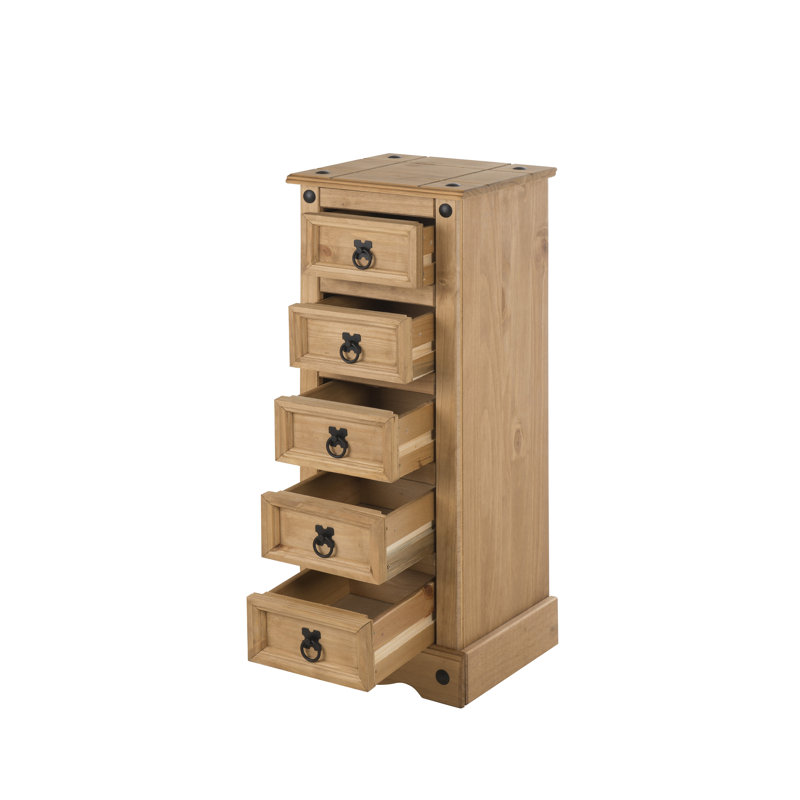 Bridewell 35cm W Solid Wood Bedside Table