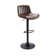 Almeida Swivel Upholstered Adjustable Height Bar & Counter Stool with Metal Frame