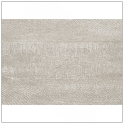 Contemporary Gray Oak Finish Bed Durable Wooden Bedroom Furniture 1Pc Line Pattern Headboard