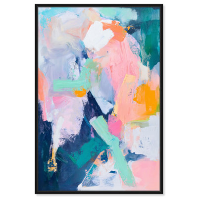 Featherlight Colors II, toile moderne de couleur abstraite par Art Remedy