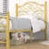 Auxter 38" Metal Platform Bed Frame with Parisian Style Headboard and Footboard, Heavy-duty Slats Support, Under Bed Storage, No Box Spring Needed