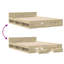 Obyrne Bed Frame with Drawers Bed Base Mattress Foundation Engineered Wood-1583249091-1583249098
