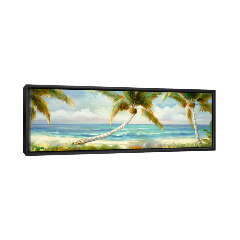 Impression sur toile, H 12 po x l 36 po x P 1,5 po, Toile encadrée noire