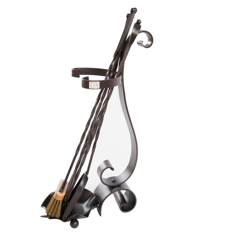 Abyssinia Iron Fireplace Tool Set